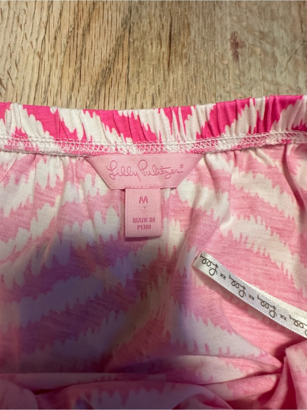 Lilly Pulitzer Strapless Dress Small pink zebra  Jersey sundress - Picture 2 of 2